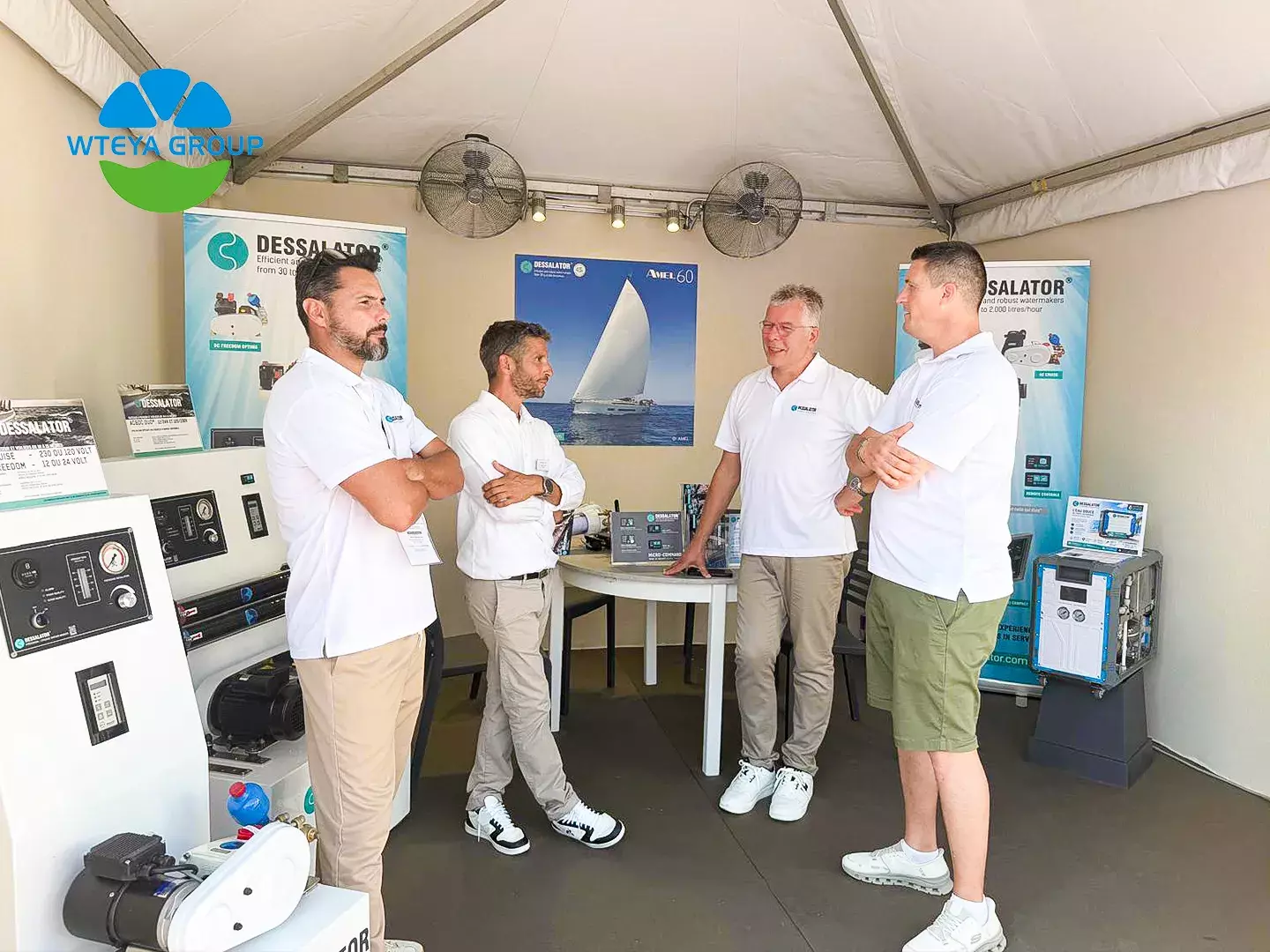 WTEYA 4021 portable seawater desalination units shipped to France
