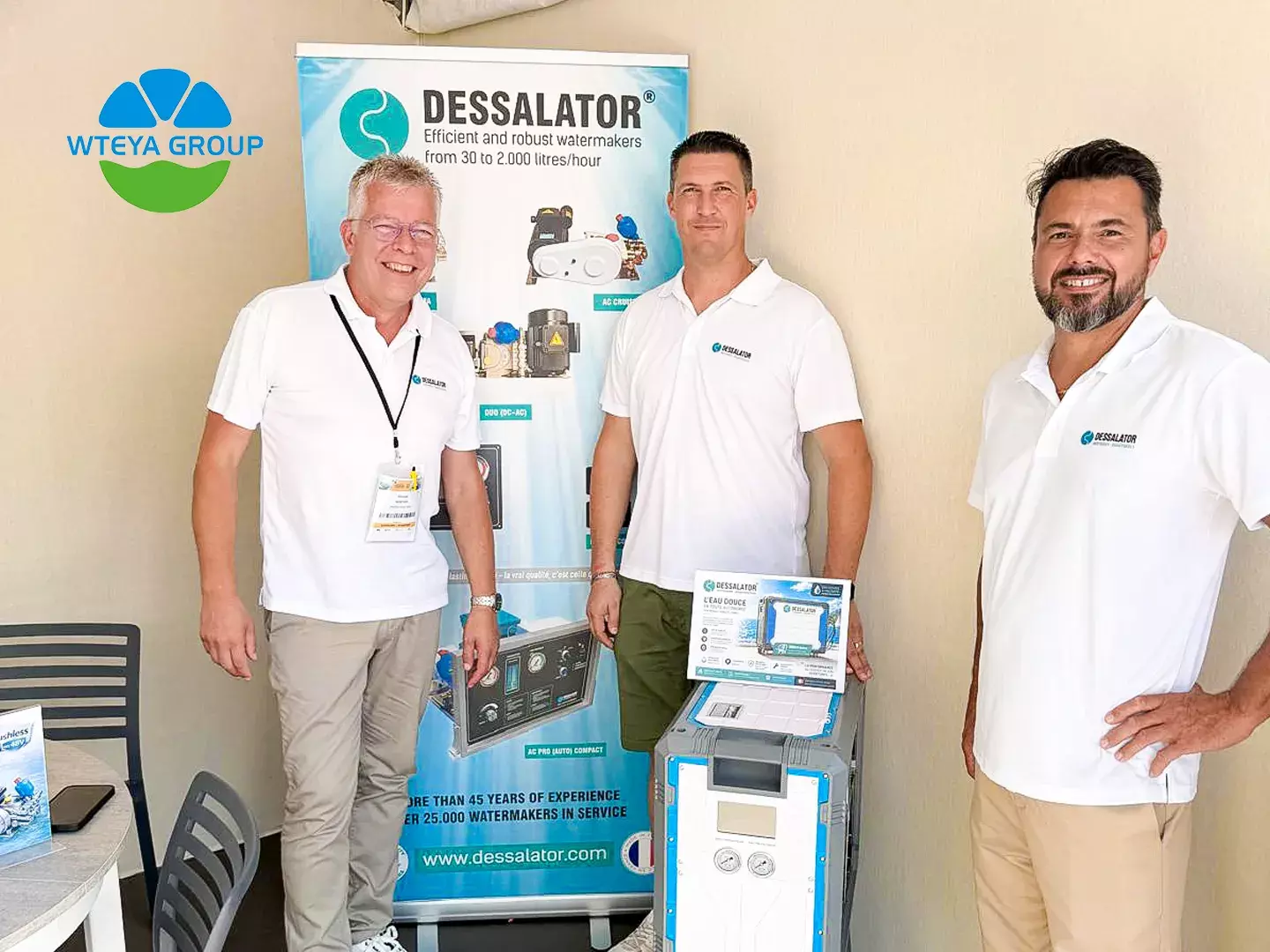 WTEYA 4021 portable seawater desalination units shipped to France